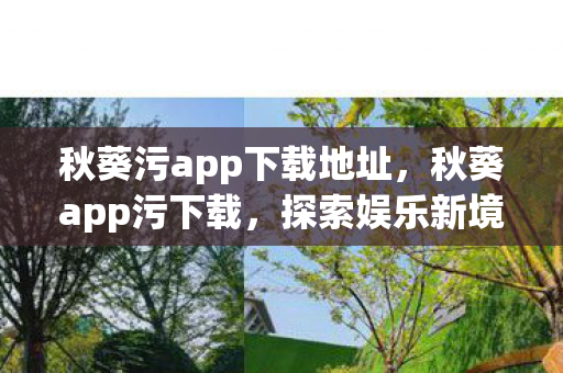 秋葵污app下载地址，秋葵app污下载，探索娱乐新境界