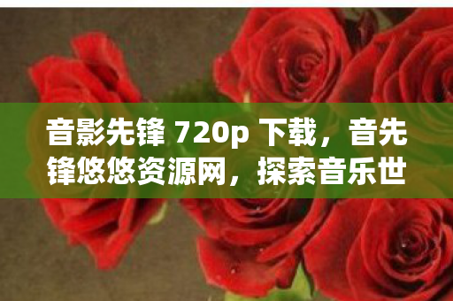 音影先锋 720p 下载，音先锋悠悠资源网，探索音乐世界的无限可能