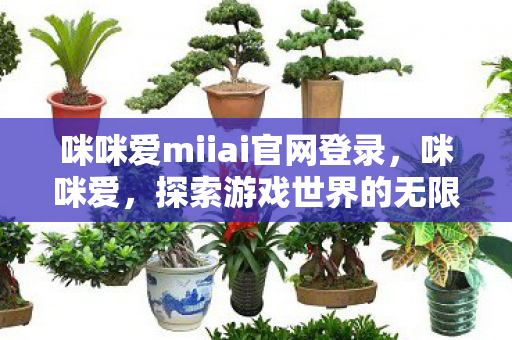 咪咪爱miiai官网登录，咪咪爱，探索游戏世界的无限可能