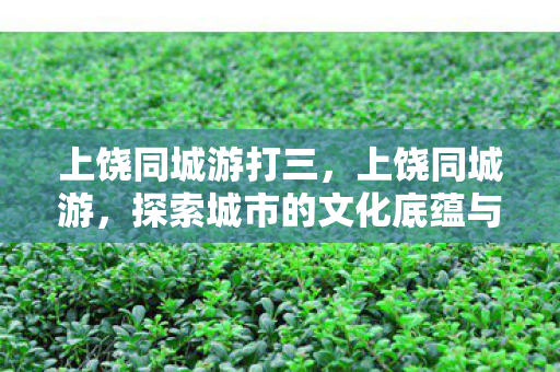 上饶同城游打三，上饶同城游，探索城市的文化底蕴与旅游魅力