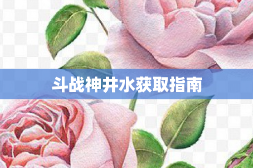 斗战神井水获取指南