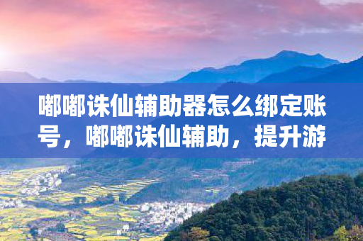 嘟嘟诛仙辅助器怎么绑定账号，嘟嘟诛仙辅助，提升游戏体验的得力助手