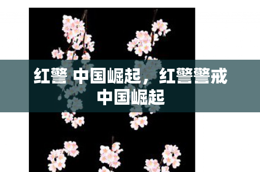 红警 中国崛起，红警警戒中国崛起