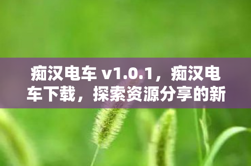 痴汉电车 v1.0.1，痴汉电车下载，探索资源分享的新世界
