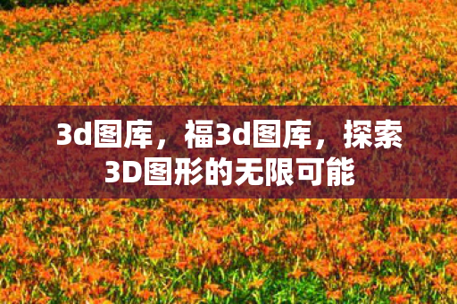3d图库，福3d图库，探索3D图形的无限可能