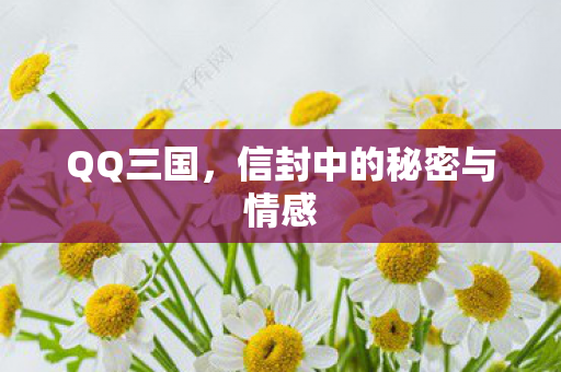 QQ三国,信封中的秘密与情感 QQ三国,信封中的秘密与情感