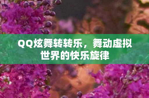 QQ炫舞转转乐,舞动虚拟世界的快乐旋律 QQ炫舞转转乐,舞动虚拟世界的快乐旋律