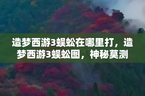 造梦西游3蜈蚣在哪里打，造梦西游3蜈蚣图，神秘莫测的奇幻之旅