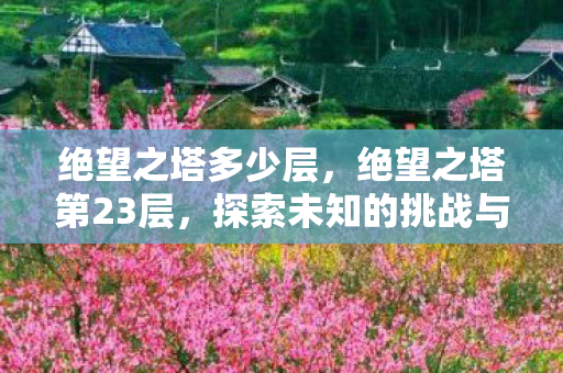 绝望之塔多少层，绝望之塔第23层，探索未知的挑战与自我超越
