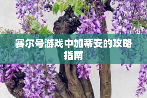 赛尔号游戏中加蒂安的攻略指南 赛尔号游戏中加蒂安的攻略指南