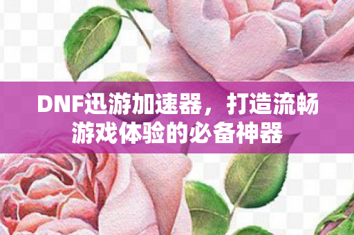 DNF迅游加速器，打造流畅游戏体验的必备神器