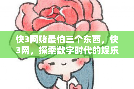 快3网赌最怕三个东西，快3网，探索数字时代的娱乐新风尚