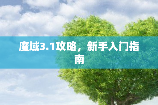 魔域3.1攻略，新手入门指南