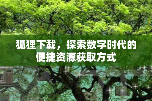 狐狸下载，探索数字时代的便捷资源获取方式