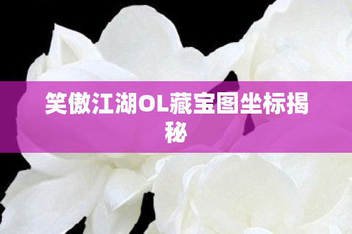 笑傲江湖OL藏宝图坐标揭秘