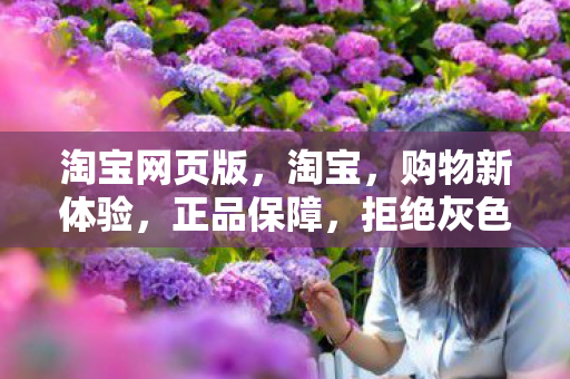 淘宝网页版，淘宝，购物新体验，正品保障，拒绝灰色产业链