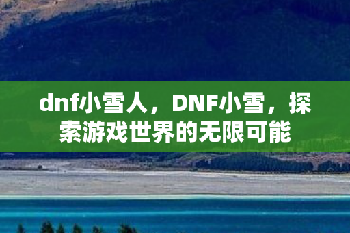 dnf小雪人，DNF小雪，探索游戏世界的无限可能