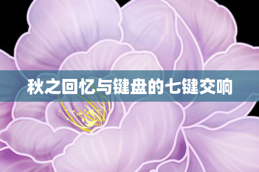 秋之回忆与键盘的七键交响