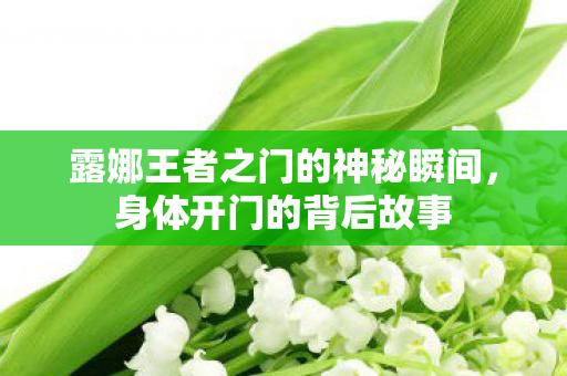 露娜王者之门的神秘瞬间，身体开门的背后故事