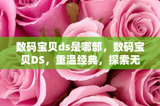数码宝贝ds是哪部，数码宝贝DS，重温经典，探索无限可能
