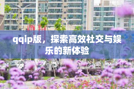 qqip版，探索高效社交与娱乐的新体验