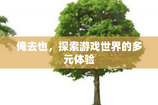 俺去也，探索游戏世界的多元体验