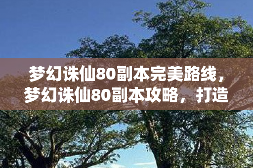 梦幻诛仙80副本完美路线，梦幻诛仙80副本攻略，打造高效通关策略