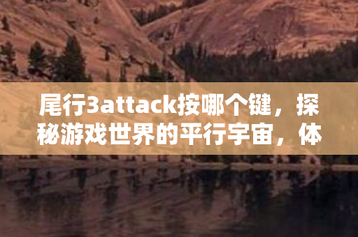尾行3attack按哪个键，探秘游戏世界的平行宇宙，体验服与测试服的前世今生