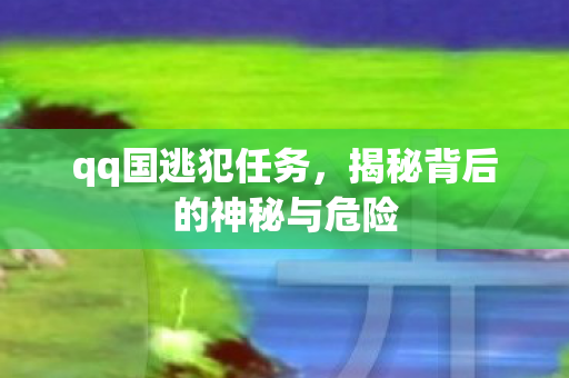 qq国逃犯任务，揭秘背后的神秘与危险