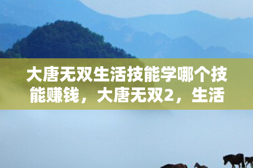 大唐无双生活技能学哪个技能赚钱，大唐无双2，生活技能深度解析