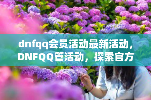 dnfqq会员活动最新活动，DNFQQ管活动，探索官方福利与玩家互动新高度