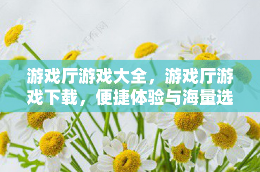 游戏厅游戏大全，游戏厅游戏下载，便捷体验与海量选择