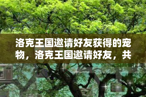 洛克王国邀请好友获得的宠物，洛克王国邀请好友，共筑友谊，共享欢乐
