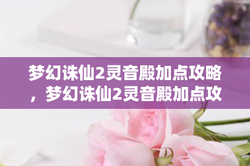 梦幻诛仙2灵音殿加点攻略，梦幻诛仙2灵音殿加点攻略，打造高效输出与生存能力
