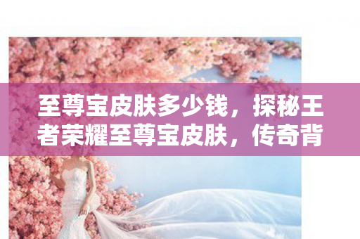 至尊宝皮肤多少钱，探秘王者荣耀至尊宝皮肤，传奇背后的设计故事与玩家情怀