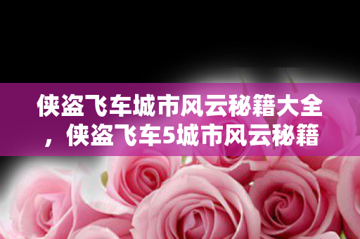 侠盗飞车城市风云秘籍大全，侠盗飞车5城市风云秘籍，解锁无限可能
