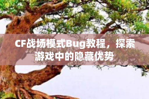 CF战场模式Bug教程，探索游戏中的隐藏优势