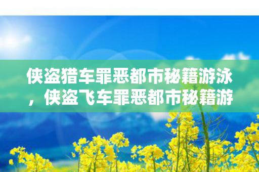 侠盗猎车罪恶都市秘籍游泳，侠盗飞车罪恶都市秘籍游泳，畅游罪恶之都的秘籍