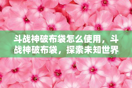 斗战神破布袋怎么使用，斗战神破布袋，探索未知世界的神秘之旅