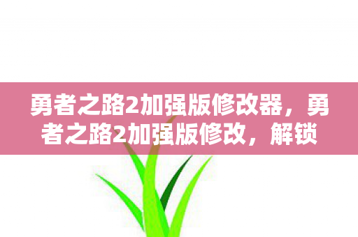 勇者之路2加强版修改器，勇者之路2加强版修改，解锁无限可能的冒险之旅