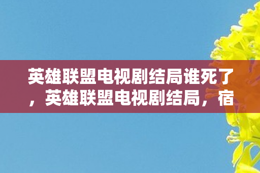 英雄联盟电视剧结局谁死了，英雄联盟电视剧结局，宿命与荣耀的交响曲