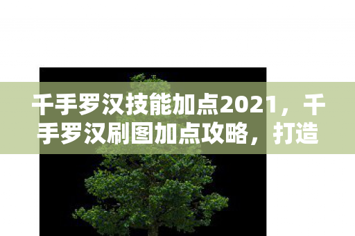 千手罗汉技能加点2021，千手罗汉刷图加点攻略，打造高效战斗体验