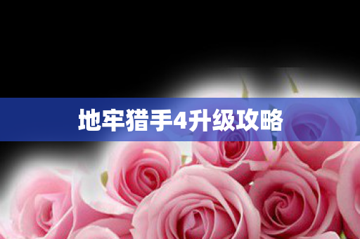 地牢猎手4升级攻略 地牢猎手4升级攻略