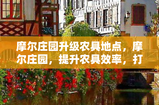 摩尔庄园升级农具地点，摩尔庄园，提升农具效率，打造高效农场