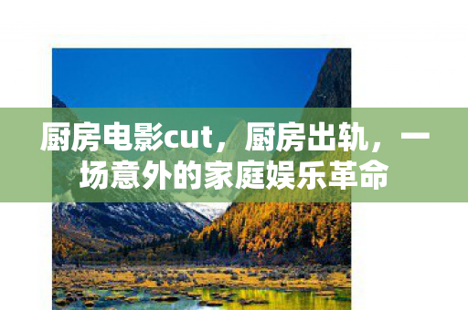 厨房电影cut，厨房出轨，一场意外的家庭娱乐革命