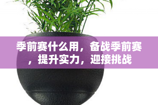 季前赛什么用，备战季前赛，提升实力，迎接挑战