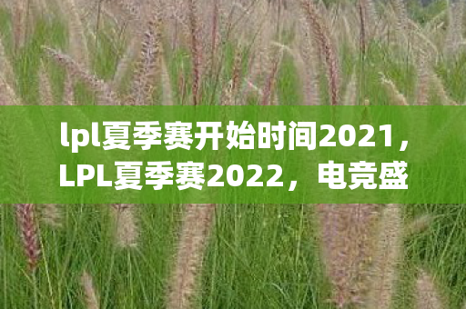 lpl夏季赛开始时间2021，LPL夏季赛2022，电竞盛宴的激情启幕