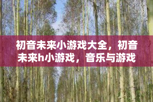 初音未来小游戏大全，初音未来h小游戏，音乐与游戏的完美融合