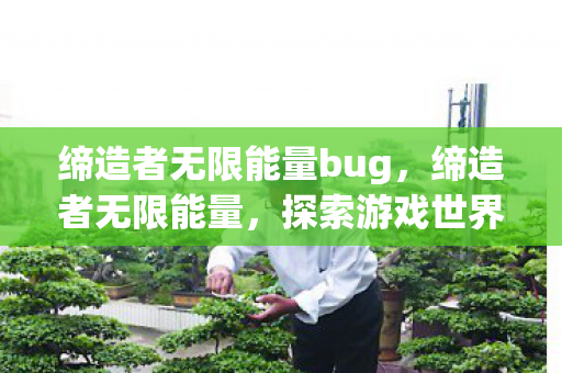 缔造者无限能量bug，缔造者无限能量，探索游戏世界的无限可能
