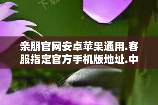 亲朋官网安卓苹果通用.客服指定官方手机版地址.中国，官方授权，亲朋官网的安心之选